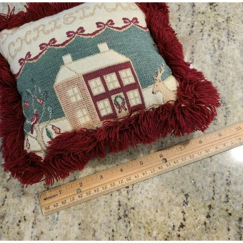Vintage RIVERDALE Home For Christmas Tapestry 9